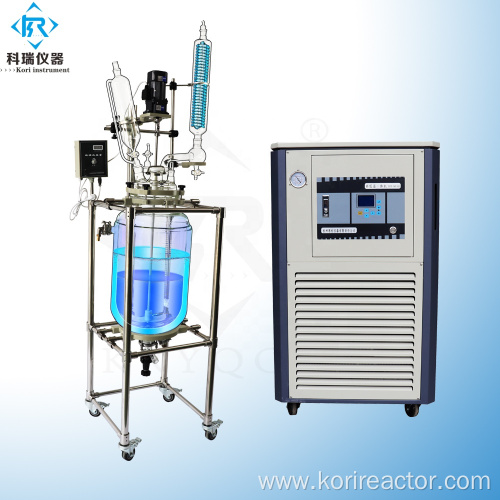 chemical lab jacketed reactor with factory price